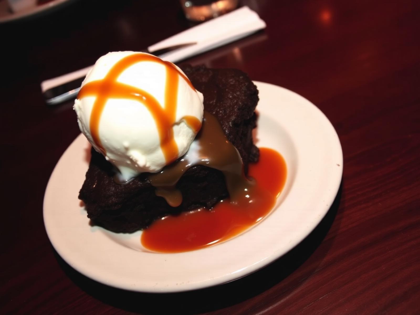 Skillet Brownie Sundae